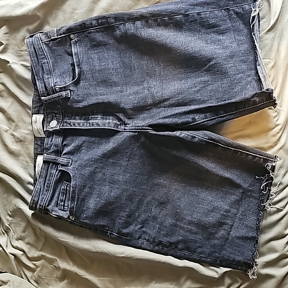 Grey Bermuda shorts
